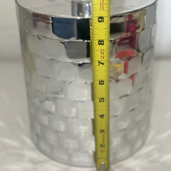 Ice Bucket with Tong And Cover Disco Party Beverage Grinds Cooling - Picture 7 of 8